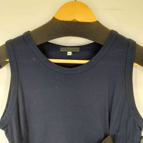 ヘルムートラング HELMUT LANG 00S 本人期 サイドストラップ ノースリーブワンピース アーカイブ archive レディース JPN:42