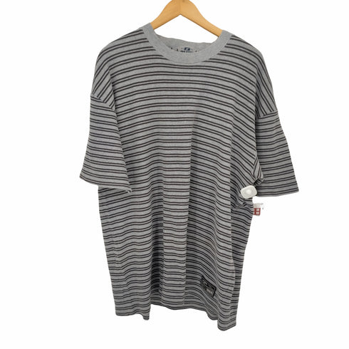 プロケッズ PRO-Keds ボーダー モックネック S/S Tシャツ メンズ 4XL