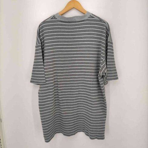 プロケッズ PRO-Keds ボーダー モックネック S/S Tシャツ メンズ 4XL