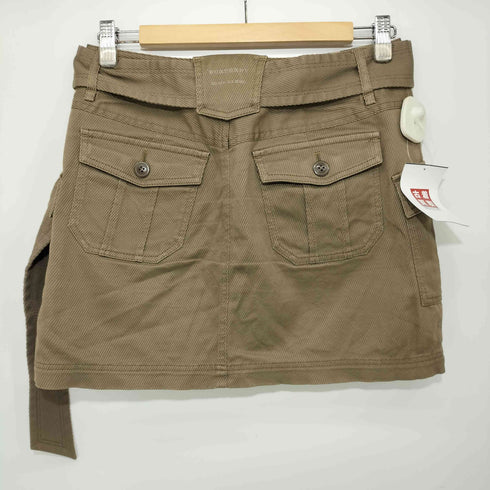 バーバリーブルーレーベル BURBERRY BLUE LABEL 00s Y2K カーゴミニスカート レディース 38