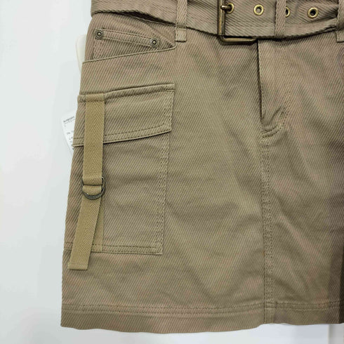バーバリーブルーレーベル BURBERRY BLUE LABEL 00s Y2K カーゴミニスカート レディース 38