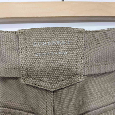 バーバリーブルーレーベル BURBERRY BLUE LABEL 00s Y2K カーゴミニスカート レディース 38