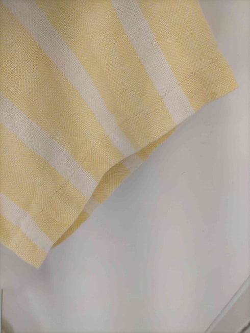 ギャップ Gap リネン混 S/S オープンカラーシャツ ストライプ メンズ JPN:L