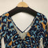 ダイアンフォンファステンバーグ DIANE VON FURSTENBERG 総シルク Vネック総柄タイトワンピース レディース 4