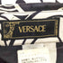ヴェルサーチ VERSACE ドナテラ期 総柄 L/S オープンカラー シルク シャツ メンズ