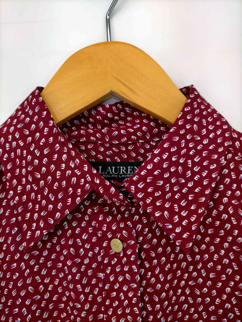 ローレンラルフローレン LAUREN RALPH LAUREN 総柄 シャツワンピース レディース JPN:0