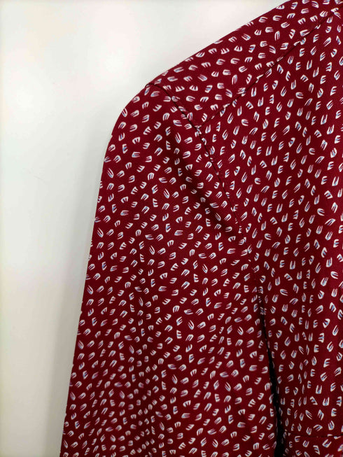 ローレンラルフローレン LAUREN RALPH LAUREN 総柄 シャツワンピース レディース JPN:0