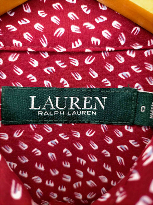 ローレンラルフローレン LAUREN RALPH LAUREN 総柄 シャツワンピース レディース JPN:0