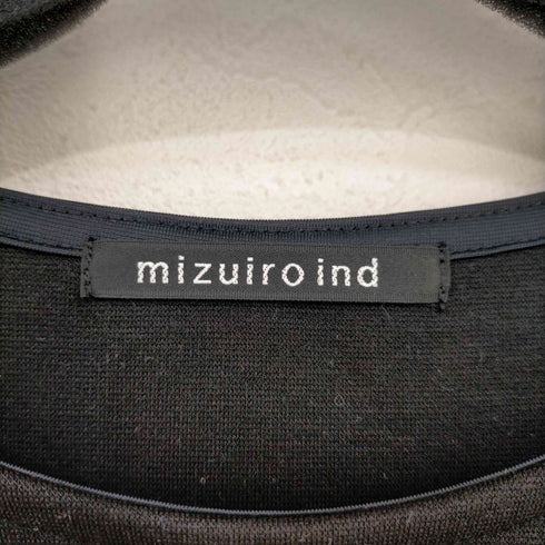 ミズイロインド mizuiro ind ボートネックコクーンプルオーバー レディース FREE