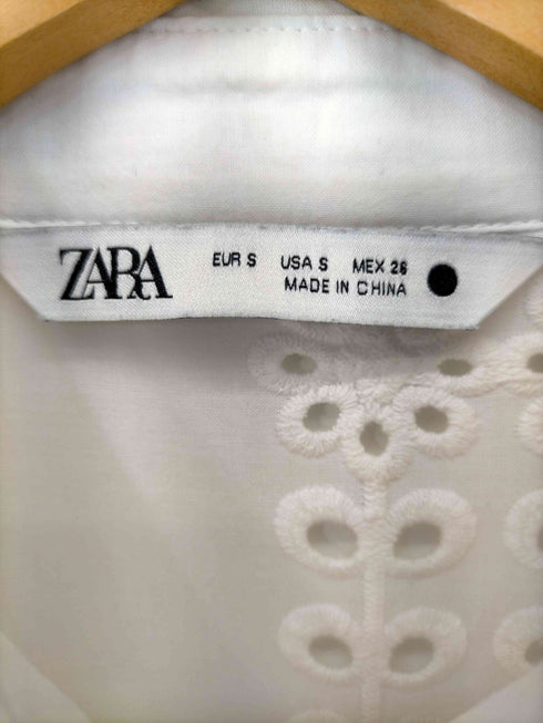 ザラ ZARA デザインシャツワンピース レディース import:S