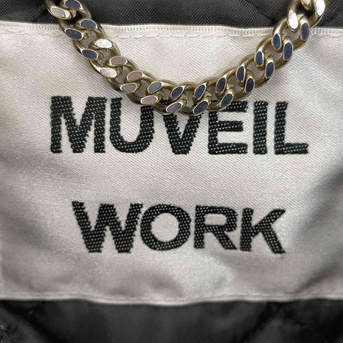 ミュベール ワーク MUVEIL WORK 牛革 メルトン スタジャン レディース JPN:38