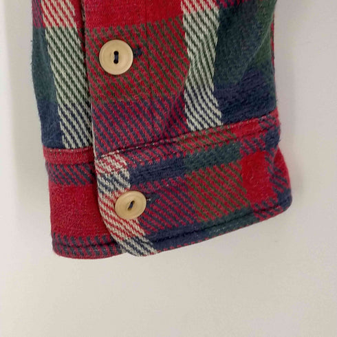 ポロスポーツラルフローレン POLO SPORT RALPH LAUREN L/S チェック柄ハーフジップシャツ メンズ JPN:M