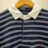 ポロバイラルフローレン Polo by RALPH LAUREN L/S スモールポニー刺繍ボーダーラガーシャツ メンズ JPN:L