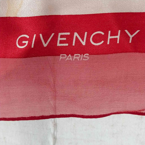 ジバンシィ GIVENCHY フラワーモチーフ大判スカーフ レディース