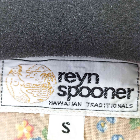 レインスプーナー Reyn Spooner 70s 乳首あり 初期タグ 小花柄 ウエスタンヨークシャツ メンズ JPN:S