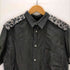 ブラックコムデギャルソン BLACK COMME des GARCONS ショルダーファーS/Sシャツ シア― メンズ JPN:XL
