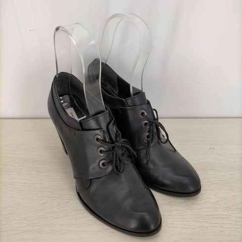 カルヴェン CARVEN ヒール レースアップ レザーシューズ レディース JPN:24.5