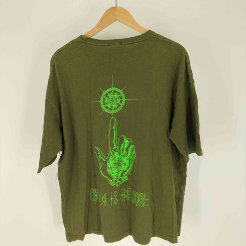 神眼芸術 HAND TEE 背面 プリント ポケット S/S Tシャツ メンズ JPN:XL