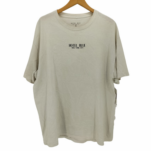HOTEL BULE ロゴ プリント S/S クルーネック Tシャツ メンズ import:XL