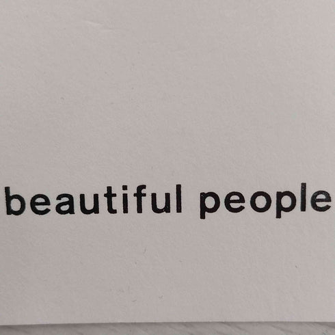 ビューティフルピープル beautiful people クリアエンボスビニールネームタグショルダーバッグ レディース