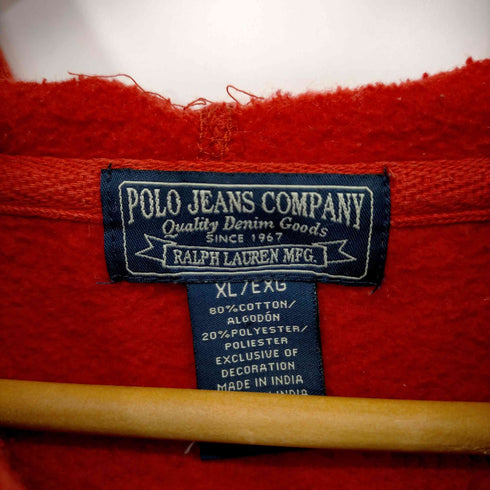 ポロジーンズカンパニーラルフローレン POLO JEANS COMPANY RALPH LAUREN PRLラバープリント L/S パーカー メンズ JPN:XL