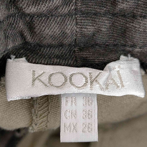 クーカイ KOOKAI Y2K デニム カーゴ ハーフパンツ レディース 36