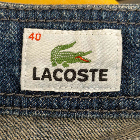 ラコステ LACOSTE フレアデニム サスペンダー付き レディース 40