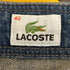 ラコステ LACOSTE フレアデニム サスペンダー付き レディース 40