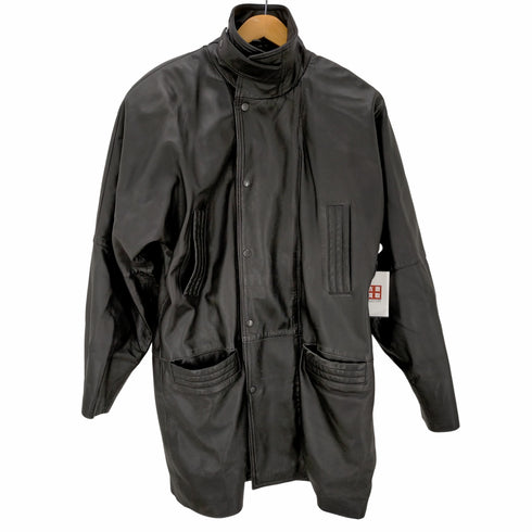 ykkジップ 裏地ペイズリー レザージャケット メンズ import:M