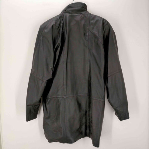 ykkジップ 裏地ペイズリー レザージャケット メンズ import:M