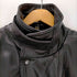 ykkジップ 裏地ペイズリー レザージャケット メンズ import:M