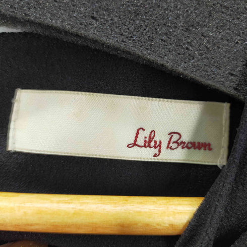 リリーブラウン Lily Brown シフォンフリルトップス レディース FREE