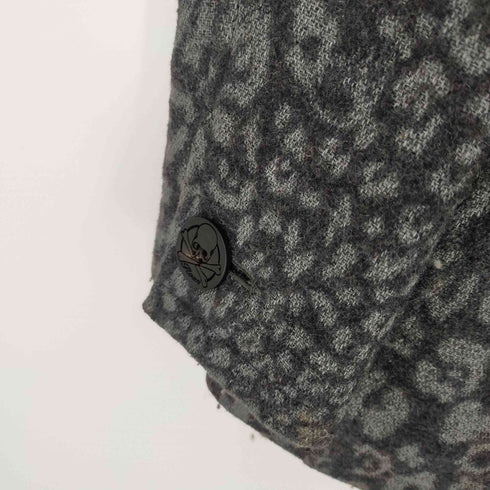 ロエン Roen ショールカラー レオパードコート メンズ JPN:46
