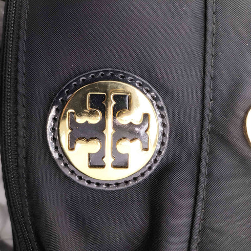 トリーバーチ TORY BURCH エナメルロゴナイロントートバッグ レディース