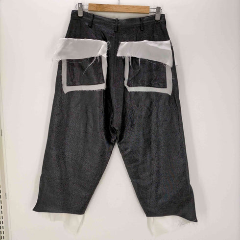 サルバム sulvam カットオフウールフラップパンツ メンズ JPN:M