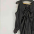 ランデブー randeboo Sensual shiring dress ギャザーリボン 肩だしワンピース サテン調 レディース FREE