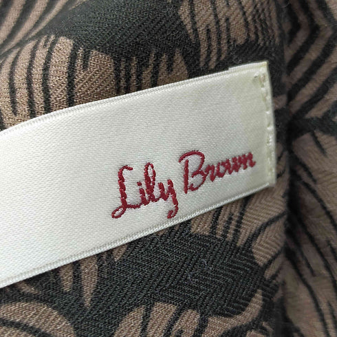 リリーブラウン Lily Brown 幾何花柄ハカマパンツ レディース JPN:0