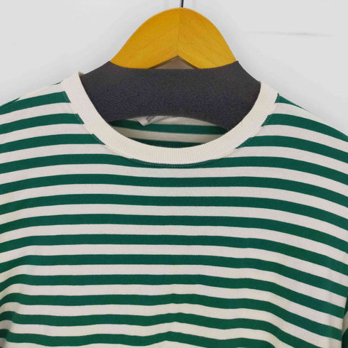 キャリー CALEE クルーネックボーダーL/S TEE メンズ import:M