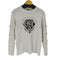 キャリー CALEE ダイヤロゴプリント 袖プリ イナズマ 雷 L/S TEE メンズ import:M