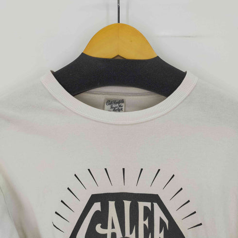キャリー CALEE ダイヤロゴプリント 袖プリ イナズマ 雷 L/S TEE メンズ import:M