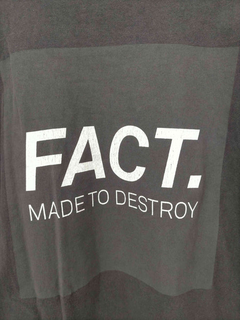 FACT MADE TO DESTROY プリント S/S Tシャツ メンズ JPN:M