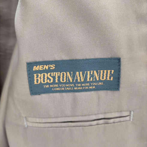 BOSTON AVENUE マオカラーハーフコート セットアップ タオル地 メンズ