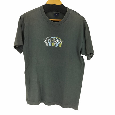 ステューシー Stussy 90S MADE IN USA 紺タグ Headphones Logo T-Shirt メンズ JPN:M