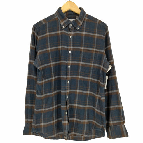 ユナイテッドアローズグリーンレーベルリラクシング UNITED ARROWS green label relaxing チェック柄オックスフォードシャツ メンズ JPN:XL