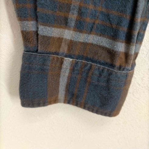 ユナイテッドアローズグリーンレーベルリラクシング UNITED ARROWS green label relaxing チェック柄オックスフォードシャツ メンズ JPN:XL