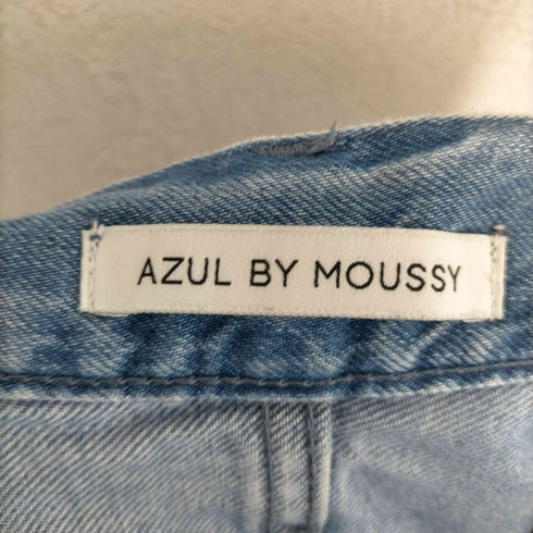 アズールバイマウジー AZUL by moussy ワイドタックデニム レディース JPN:S
