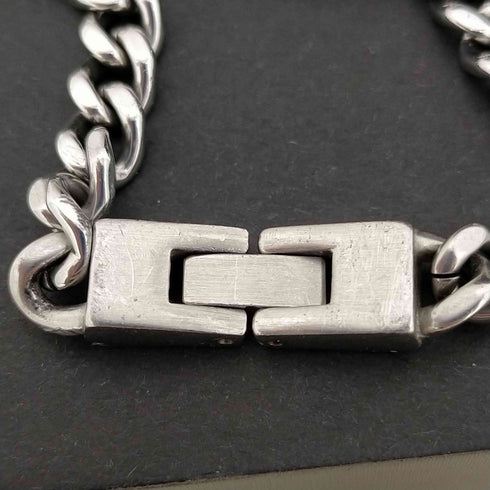 エンポリオアルマーニ EMPORIO ARMANI STEEL製 チェーンブレスレット IDブレスレット メンズ