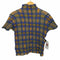 T. ISSEY MIYAKE PLEATS 90-2000s タータンチェック ワッフルプリーツ ボトルネック カットソー レディース JPN:3