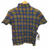 T. ISSEY MIYAKE PLEATS 90-2000s タータンチェック ワッフルプリーツ ボトルネック カットソー レディース JPN:3