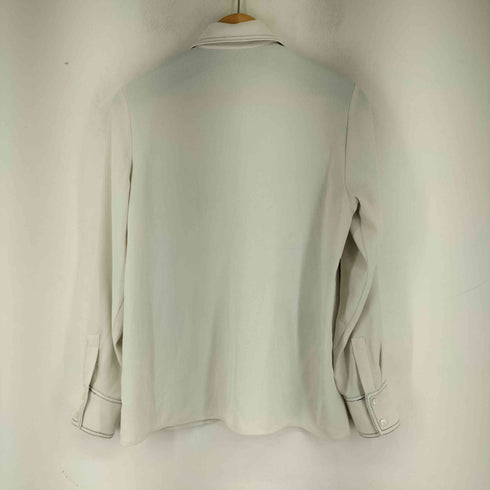 ザラ ZARA コントラスト トップステッチ シャツ レディース import:S